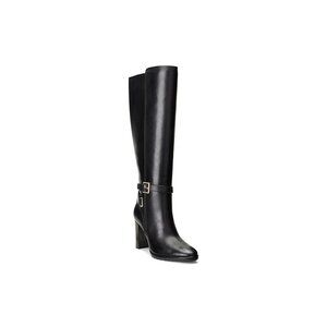 Lauren Ralph Lauren Womens Manchester Buckled Dress Boots Black Size 8.5M NIB